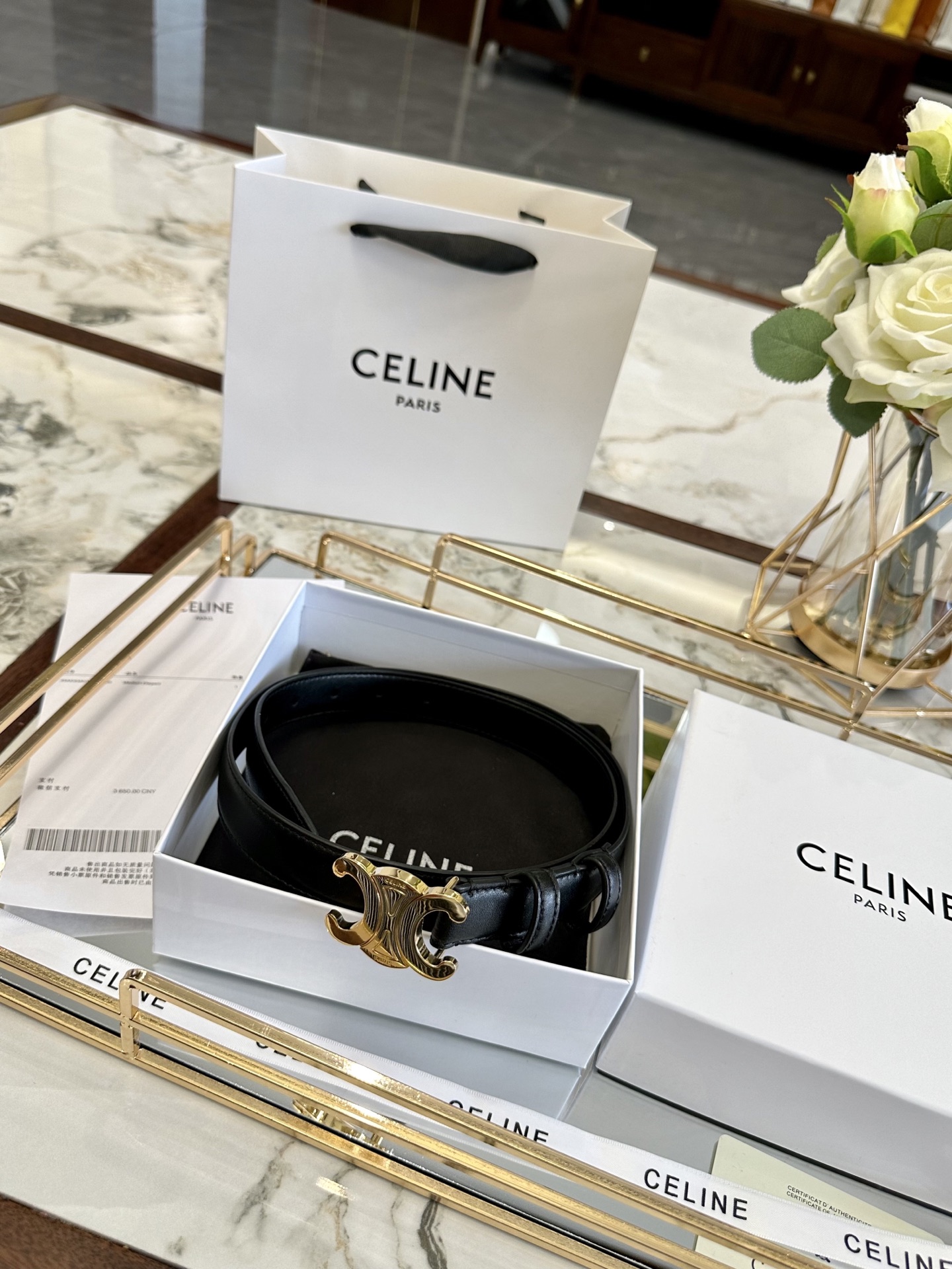 CELINE belt model 01